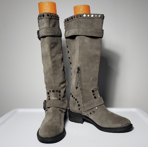 SAM EDELMAN Deryn Belted Suede Boot - Picture 3 of 6